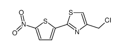4-chloromethyl-2-(5-nitro-thiophen-2-yl)-thiazole结构式