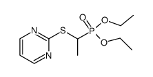 diethyl 1-(pyrimidin-2-ylthio)ethylphosphonate Structure
