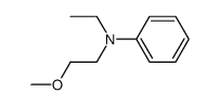 2-methoxyethylethylaniline Structure