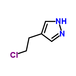 4-(2-Chloroethyl)-1H-pyrazole Structure