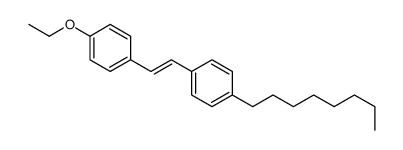 1-ethoxy-4-[2-(4-octylphenyl)ethenyl]benzene Structure