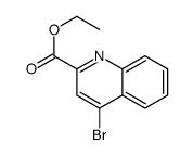 4-溴喹啉-2-羧酸乙酯结构式