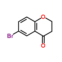 6-Bromo-2,3-dihydro-4H-chromen-4-one structure