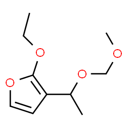 Furan, 2-ethoxy-3-[1-(methoxymethoxy)ethyl]- (9CI) Structure