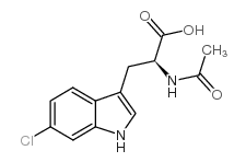 N-乙酰基6-氯色氨酸结构式