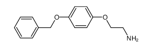 2-(4-(benzyloxy)phenoxy)ethylamine结构式