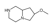 (7R,8aS)-(9CI)-八氢-7-甲氧基吡咯并[1,2-a]吡嗪结构式