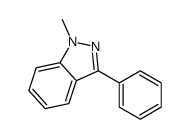 1-methyl-3-phenylindazole结构式