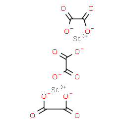 oxalic acid, scandium salt Structure