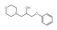 4-Morpholineethanol, a-(phenoxymethyl)-结构式