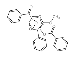 甲基2,3-二苯甲酰基-4,6-O-亚苄基-β-D-吡喃半乳糖苷结构式