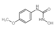 1-hydroxy-3-(4-methoxyphenyl)urea Structure