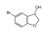 5-Bromo-2,3-dihydro-1-benzofuran-3-ol Structure