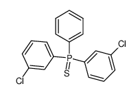 bis(3-chlorophenyl)(phenyl)phosphine sulfide Structure