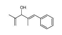 (E)-2,4-dimethyl-1-phenylpenta-1,4-dien-3-ol Structure