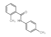 Benzamide, 2-methyl-N-(4-methylphenyl)-结构式