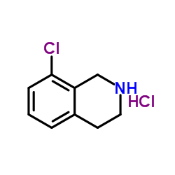 8-氯-1,2,3,4-四氢异喹啉盐酸盐结构式