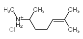 5-Hepten-2-amine,N,6-dimethyl-, hydrochloride (1:1) Structure
