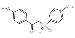 4-甲基-2(对甲苯磺酰基)苯乙酮结构式