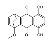 1,4,9,10-tetrahydro-5,8-dihydroxy-1-methoxy-9,10-dioxo-1,4-ethanoanthracene Structure