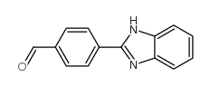 4-(1H-苯并咪唑-2-基)苯甲醛结构式