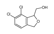 (6,7-Dichloro-2,3-dihydrobenzofuran-2-yl)Methanol结构式