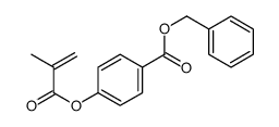 benzyl 4-(2-methylprop-2-enoyloxy)benzoate结构式