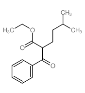 Benzenepropanoic acid, a-(3-methylbutyl)-b-oxo-, ethyl ester结构式
