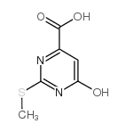6-羟基-2-甲基磺酰基-4-嘧啶羧酸结构式