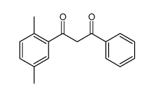 1-(2,5-dimethylphenyl)-3-phenylpropane-1,3-dione结构式