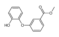 methyl 3-(2-hydroxyphenoxy)benzoate Structure