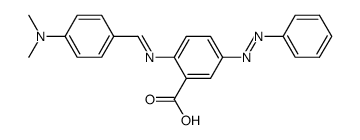 N-(p-N,N-dimethylbenzylidene)-5-(phenylazo)anthranilic acid结构式