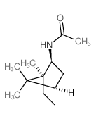 Acetamide, N-isobornyl-结构式