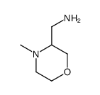 (4-甲基吗啉-3-基)甲胺结构式