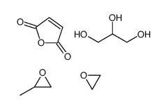 furan-2,5-dione,2-methyloxirane,oxirane,propane-1,2,3-triol Structure