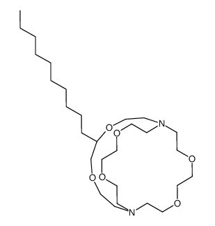5-decyl-4,7,13,16,21,24-hexaoxa-1,10-diazabicyclo[8.8.8]hexacosane结构式