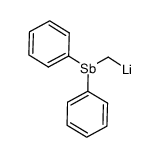 {(diphenylstibino)methyl}lithium Structure