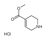 Methyl 1,2,3,6-Tetrahydropyridine-4-carboxylate Hydrochloride Structure