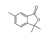 3,3,6-trimethyl-3H-isobenzofuran-1-one结构式