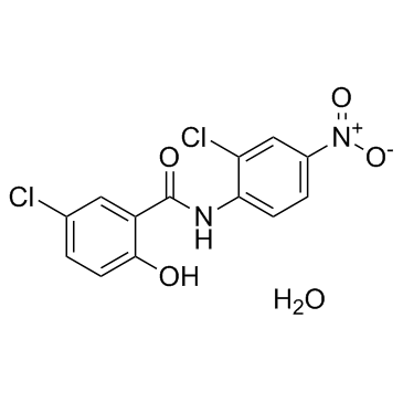 氯硝柳胺一水合物结构式