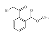 Benzoic acid,2-(2-bromoacetyl)-, methyl ester结构式