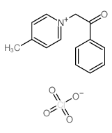 2-(4-methylpyridin-1-ium-1-yl)-1-phenylethanone,perchlorate结构式