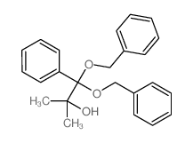 2-methyl-1-phenyl-1,1-bis(phenylmethoxy)propan-2-ol Structure