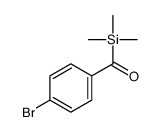 Benzene, 1-bromo-4-(trimethylsilylcarbonyl)-结构式