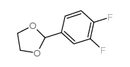2-(3,4-二氟苯基)-1,3-二氧戊环结构式