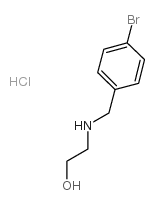 2-[(4-BROMOBENZYL)AMINO]ETHANOL HYDROCHLORIDE结构式