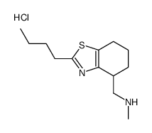 1-(2-butyl-4,5,6,7-tetrahydro-1,3-benzothiazol-4-yl)-N-methylmethanamine,hydrochloride结构式