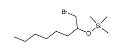 ((1-bromooctan-2-yl)oxy)trimethylsilane结构式