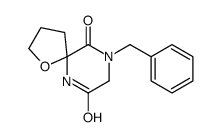 7-benzyl-1-oxa-7,10-diazaspiro[4.5]decane-6,9-dione结构式