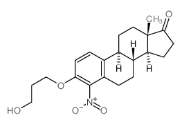 Estra-1,3,5(10)-trien-17-one,3-(3-hydroxypropoxy)-4-nitro- (9CI)结构式